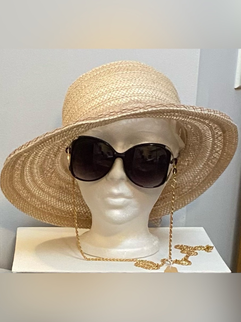 NEW twisted gold plated chain eyeglass lanyard or eyeglass chain